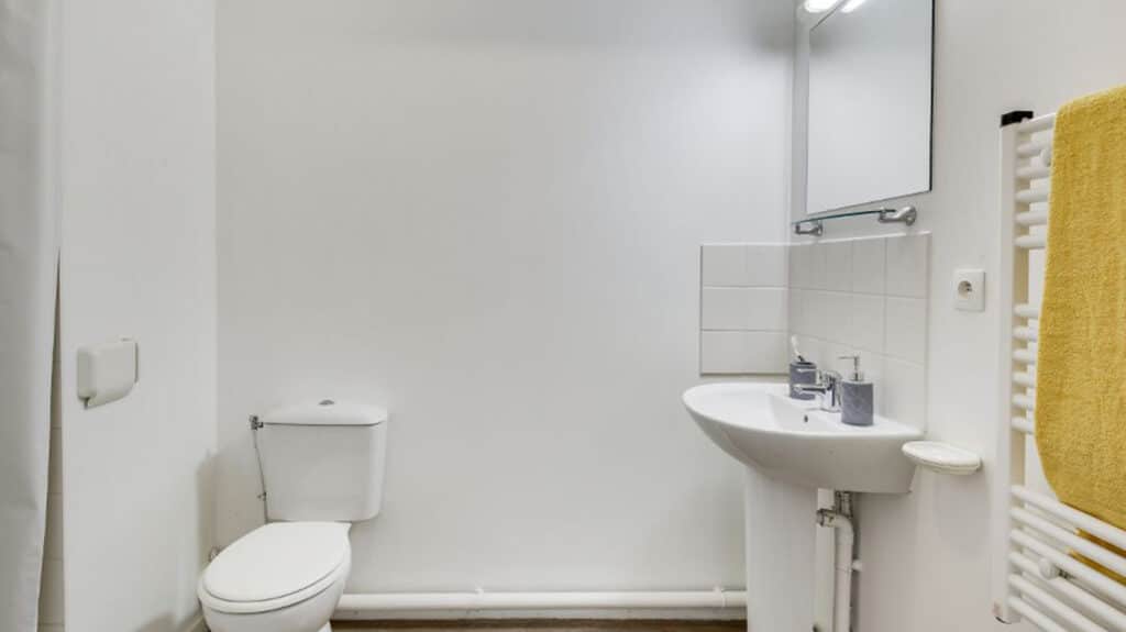 Salle d'eau, Fac-Habitat Compas, Palaiseau