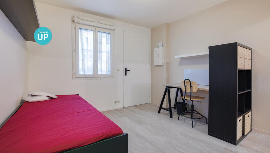 Photo d'illustration : Chambre meublée avec bureau, Studéa Rive Gauche, Paris 13e